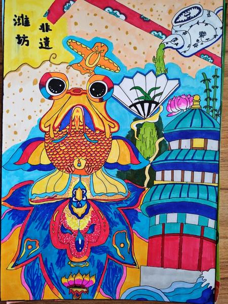 中国传统文化“非遗文化”精选手抄报（8张）