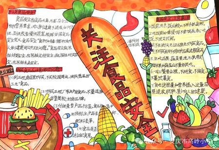 健康无忧，品味生活||“食品安全”手抄报二等奖作品（7张）